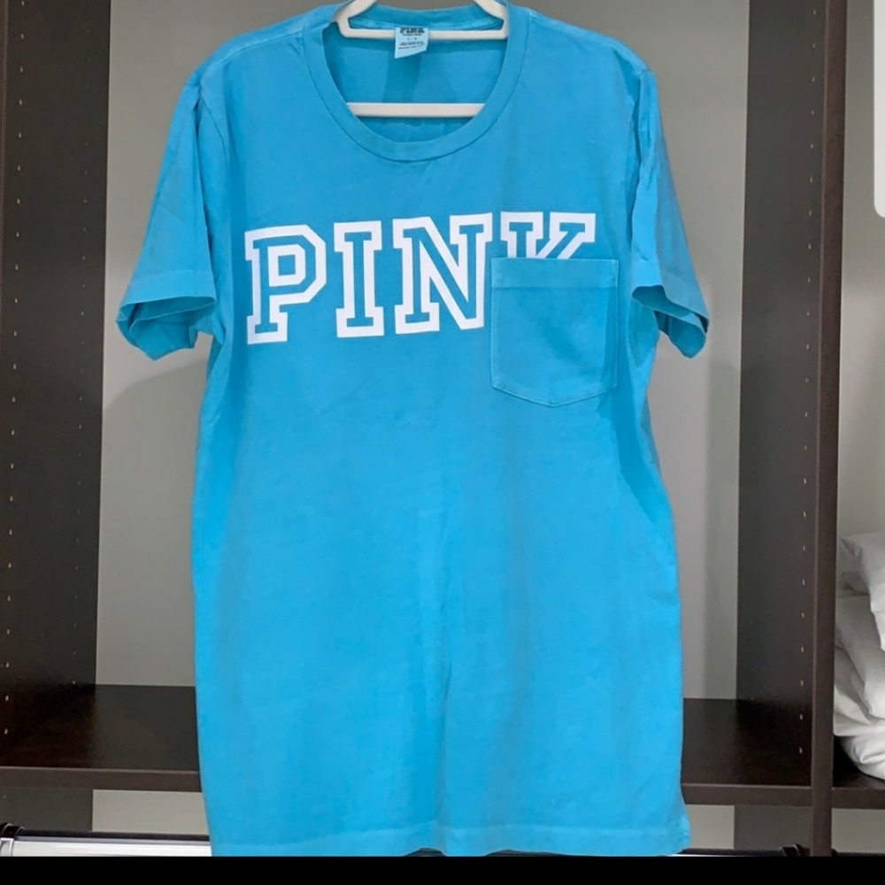 Pink turquoise T shirt